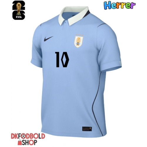 Uruguay Giorgian de Arrascaeta #10 Hjemmebanetrøje VM 2026 Kort ærmer
